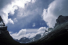 Torres del Paine National Park, Magallanes region, Chile: peaks and sky above French Valley - photo by C.Lovell