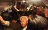 China - Beijing / Peking / Peipin / Pequin / Pequim / PEK / BJS : Man on crowded bus (photo by G.Friedman)