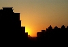 China - Beijing / Peking / Peipin / Pequin / Pequim / PEK / BJS : buildings - sunset (photo by G.Friedman)