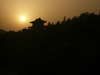 China - Xi'an (capital of Shaanxi province): city wall - sunset - photo by M.Samper