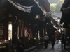 Lijiang, Yunnan Province, China: dark, narrow streets of the old town - hutong - Unesco word heritage - photo by M.Samper
