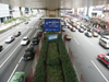 China - Shanghai / SHA: traffic - cars - under an overvpass - photo by G.Friedman