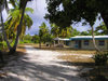 Cocos islands / Keeling islands / XKK: tourist accommodation on the atoll - bungalows - photo by Air West Coast