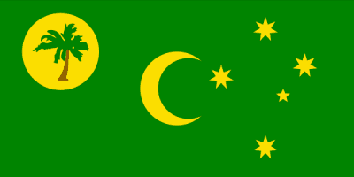 Cocos islands - Unofficial Islands flag. (the official flag is that of Australia)