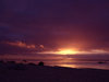 Cook Islands - Rarotonga island: sunset at black rock beach - photo by B.Goode