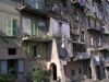 Corsica - Bastia: neglected houses - photo by J.Kaman