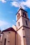 Corsica / Corse - Venaco (Haute Corse): the church (photo by M.Torres)