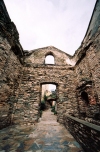 Corsica / Corse - Erbalunga: al fresco - roofless building - ruins (photo by M.Torres)