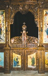 Crete - Moni Arkadiou (Rethimno prefecture): detail of the iconostasis (photo by Miguel Torres)