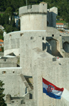 Croatia - Dubrovnik: old town - tower and ramparts - Minceta Fortress - photo by J.Banks