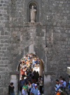 Dubrovnik: old city gate (photo by J.Kaman)