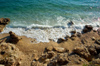 Croatia - Brac island - Bol: rocky shore - from above - photo by P.Gustafson