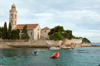 Croatia - Hvar island - Hvar: church by the sea - photo by P.Gustafson