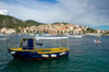 Croatia - Hvar island - Hvar / Lesina: boat and the town - photo by P.Gustafson