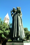 Croatia - Split (Split-Dalmatia County, Splitsko-Dalmatinska Zupanija): Grgur Ninski /  Gregory of Nin - statue with the magical toe - sculptor: Ivan Mestrovic - photo by J.Banks