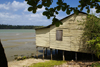 Bahia de Mata, near Baracoa, Guantnamo province, Cuba: house on stilts - photo by A.Ferrari