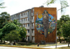 Cuba - Holgun - artwork on building - photo by G.Friedman