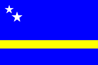Curaao - flag (Netherlands Antilles)
