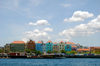 Curacao - Willemstad: Old Dutch architecture along De Rouvilleweg, Otrobandawaterfront shot over the St. Annabaai channel - photo by S.Green