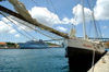 Curacao - Willemstad: Insulinde sailboat and Cruise ship moored on St. Annabaaichannel - photo by S.Green