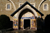 Kykkos Monastery - Troodos mountains, Nicosia district, Cyprus: entrance gate - photo by A.Ferrari