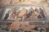 Paphos, Cyprus: first bath of Achilles - Roman mosaics in the house of Theseus - photo by A.Ferrari