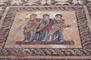 Paphos, Cyprus: outdoor Roman mosaic - photo by A.Ferrari