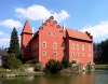 Czech Republic - Cerven Lhota  (Southern Bohemia - Jihocesk - Budejovick kraj): red castle - Trebc, Vysocina Region - photo by J.Kaman