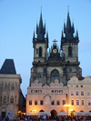 Czech Republic - Prague: Old Town square and the Church of Our Lady Before Tyn (photo by J.Kaman)