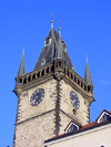 Czech Republic - Prague: tower of the Old Town Hall (photo by J.Kaman)