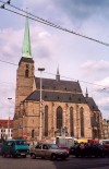 Czech Republic - Pilsen / Plzen (Western Bohemia - Zapadocesk - Plzenck kraj): Church of St Bartholomew (photo by M.Torres)