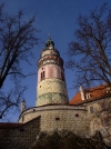 Czech Republic - Cesky Krumlov  (Southern Bohemia - Jihocesk - Budejovick kraj): Castle tower II  - photo by J.Kaman