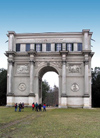 Czech Republic - Lednice-Valtice Cultural Landscape: Rendezvous - Randezvous - triumphal arch - Temple of Diana also - Unesco world heritage site - photo by J.Kaman