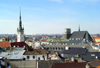 Czech Republic - Olomouc: skyline - St.Maurice Church on the right / kostel sv.Morice - photo by J.Kaman
