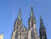 Czech Republic - Olomouc: St Wenceslas Cathedral - towers / katedrala Sv.Vaclava - photo by J.Kaman