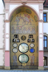 Czech Republic - Olomouc: Astronomical Clock - Town Hall - Upper Square / Orloj - Radnice - Horni namesti - photo by J.Kaman