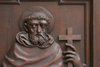 Detail from door at Saint James Church. Old Town. Mala Strana. Prague. Czech Republic - photo by H.Olarte