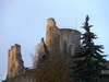 Czech Republic - Mlada Boleslav / Jungbunzlau: ruins of Michalovice castle - Jizera valley - leaning tower called Putna - Cesky Raj - Central Bohemian Region - photo by J.Kaman