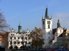 Czech Republic - Litomerice / Leitmeritz: Old Town Hall and All Saints Church - Usti nad Labem Region - photo by J.Kaman