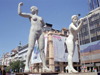 Czech Republic - Prague: girl power - statues on Wenceslas Square (photo by M.Bergsma)