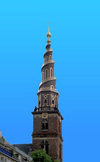 Denmark - Copenhagen / Kbenhavn / CPH: spire - Church of Our Saviour -  Vor Frelsers Kirke - Skt. Ann Gade (photo by Juraj Kaman)