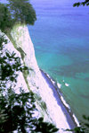 Mn island, Vordingborg, Zealand, Denmark: Mns Klint - Cliffs of Mn - white chalk cliffs and the Baltic sea, elevated view - photo by K.Gapys