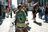 Denmark -  Copenhagen: scared biker (photo by Charlie Blam)