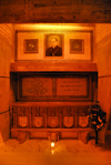 Higey, Dominican Republic: tomb of Archbishop Hugo Polanco Britol - Basilica of Our Lady - Basilica de Nuestra Seora de la Altagracia - photo by M.Torres