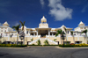 Punta Cana, Dominican Republic: Riu Palace Hotel - mock Colonial style architecture - Arena Gorda Beach - photo by M.Torres