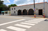 Monte Cristi, Dominican Republic: the city's Museu - pedestrian crossing - photo by M.Torres