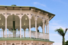 Puerto Plata, Dominican republic: Victorian bandstand in the central park - Glorieta victoriana del Parque Central Independencia - photo by M.Torres
