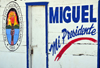 Gaspar Hernndez, Espaillat province, Dominican republic: in the D.R. presidential candidates are known on a first name basis - Miguel's local campaign HQ - Partido Revolucionrio Dominicano - photo by M.Torres