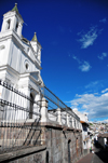 Quito, Ecuador: Iglesia Santa Brbara - view along Calle Garca Moreno - photo by M.Torres