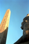 Egypt - Luxor: obelisk and Ramses II (photo by J.Kaman)